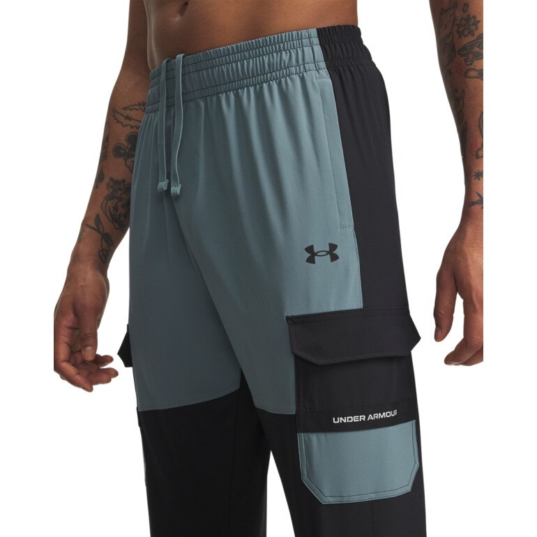 Męskie spodnie treningowe Under Armour UA Tech Utility Woven - czarne