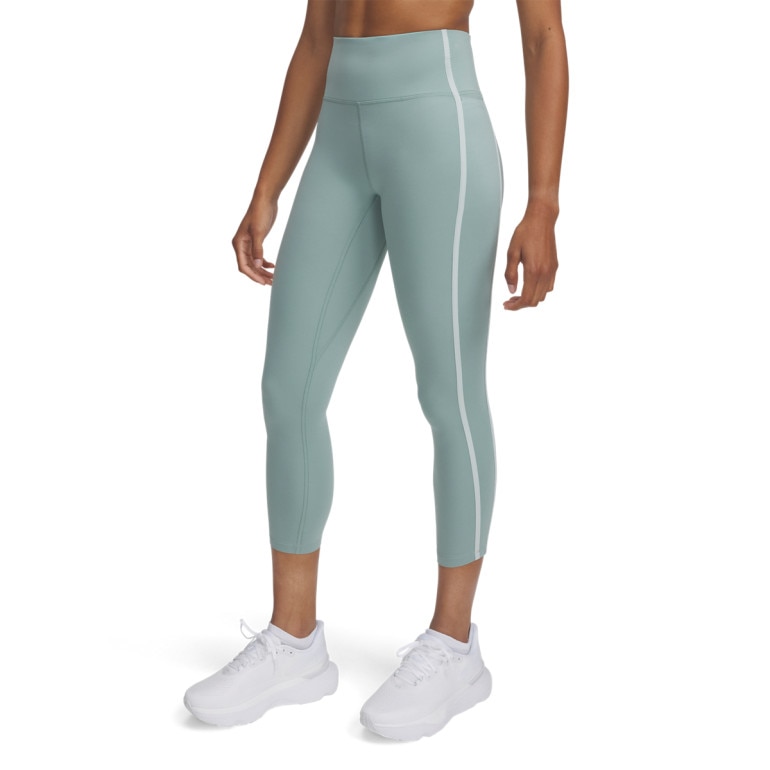 Damskie legginsy treningowe Under Armour Meridian Piped Ankle Leg - zielone