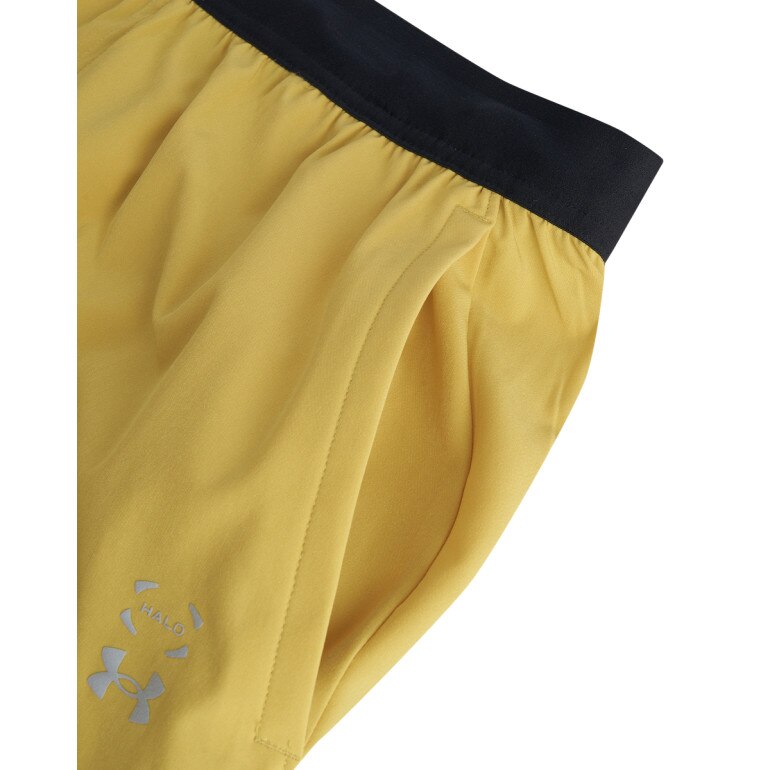 Męskie spodenki treninogwe Under Armour UA Halo Train Short - żółte