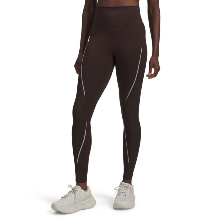 Damskie legginsy treningowe Under Armour Halo CW - brązowe