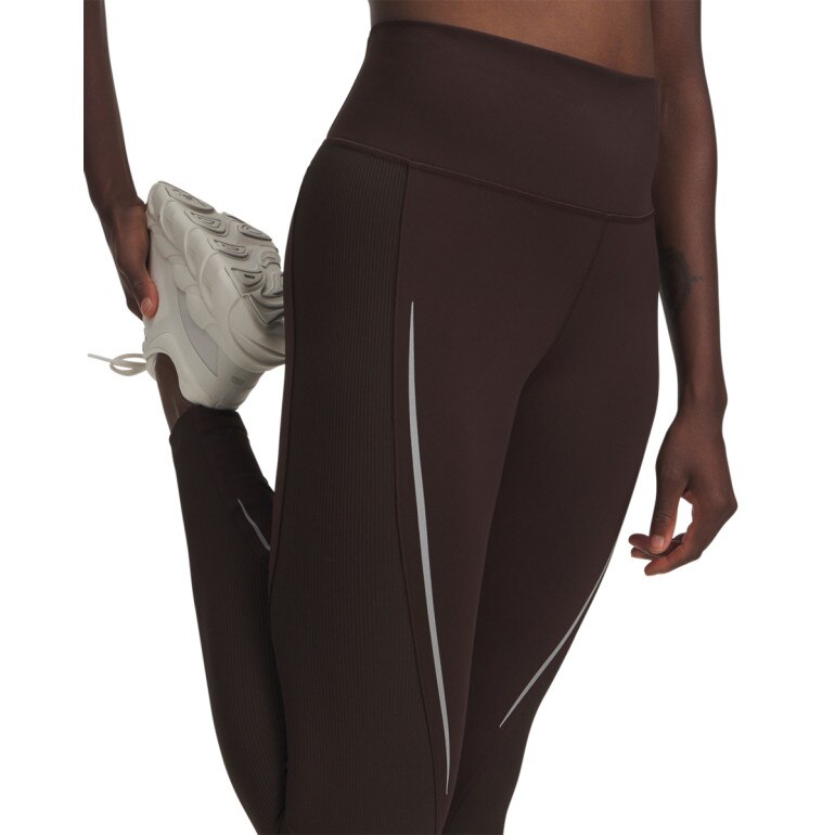 Damskie legginsy treningowe Under Armour Halo CW - brązowe