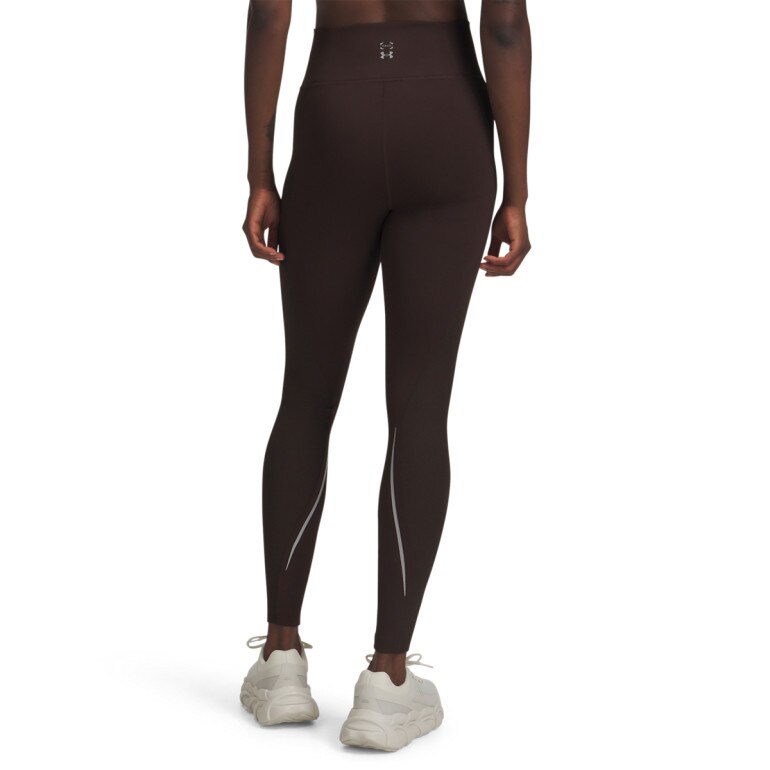 Damskie legginsy treningowe Under Armour Halo CW - brązowe