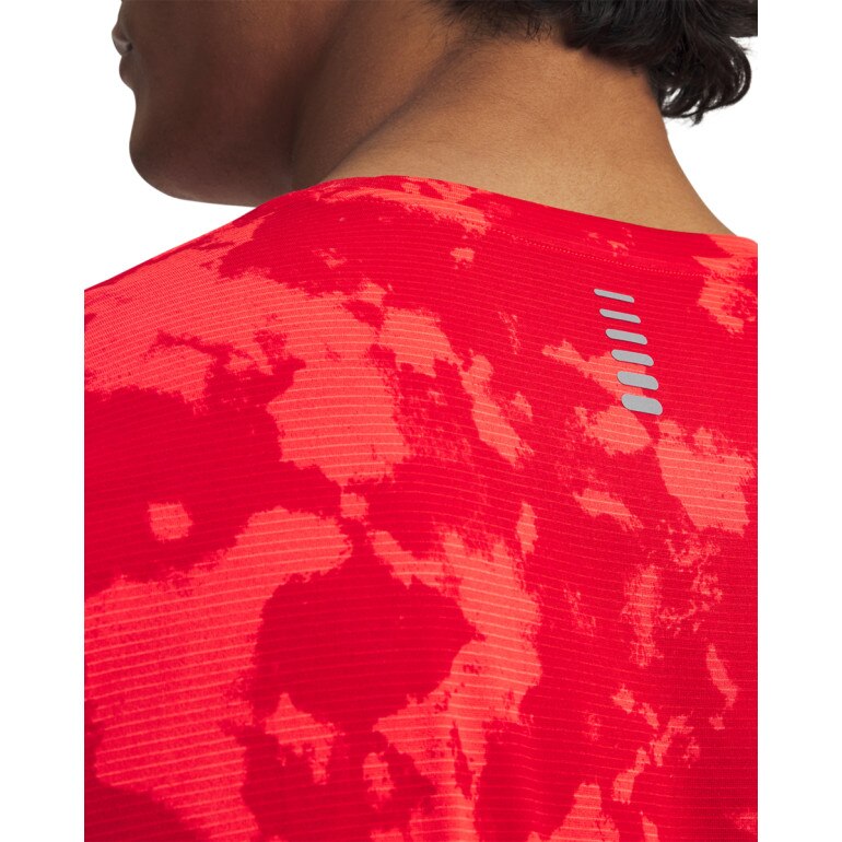 Męska koszulka do biegania Under Armour UA Launch Printed - czerwony
