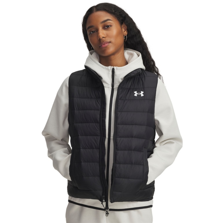 Damski bezrękawnik pikowany Under Armour UA Sportswear Ins Vest - czarny