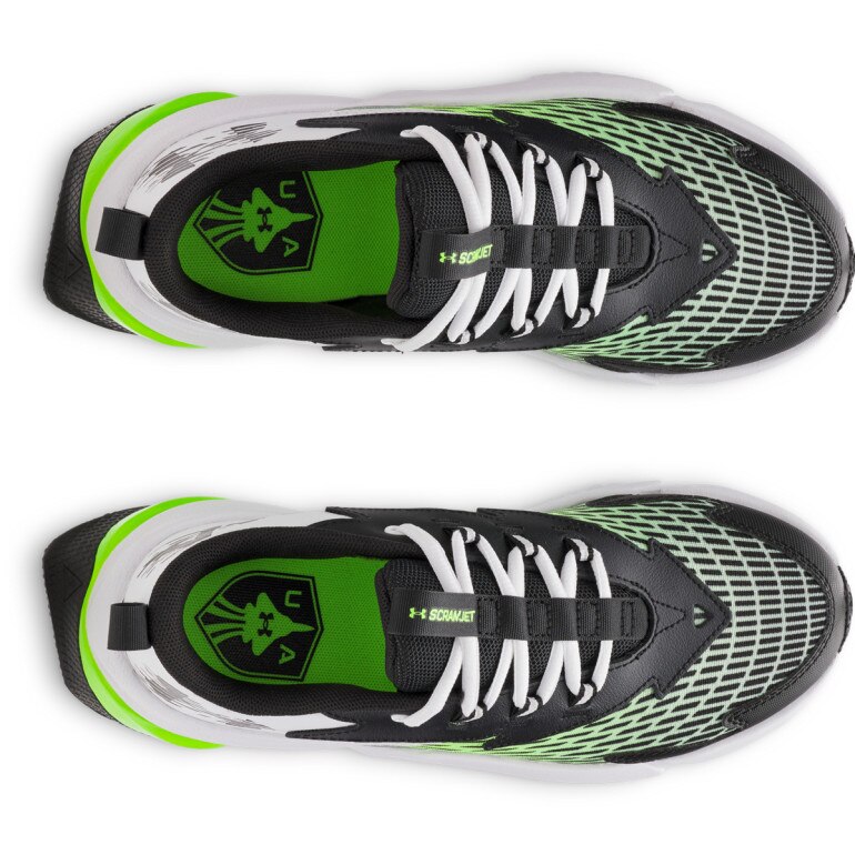 Chłopięce buty do biegania Under Armour UA BGS Scramjet 7 - białe