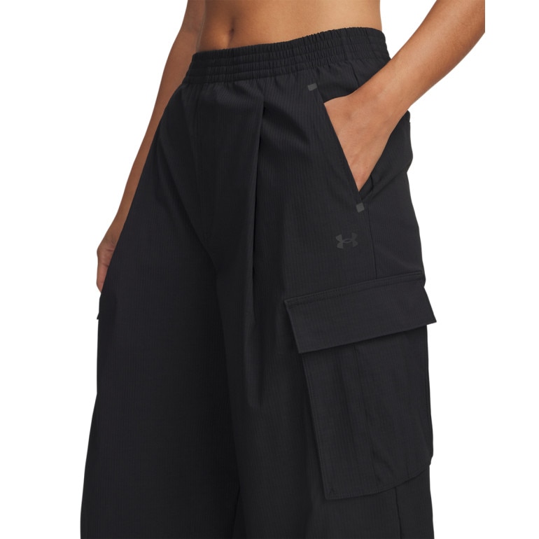 Damskie spodnie cargo Under Armour UA Unstoppable Rstop Cargo - czarne