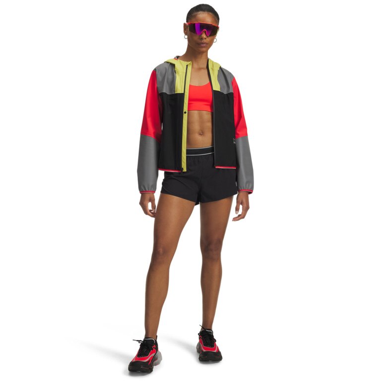Damski biustonosz treningowy Under Armour UA Halo Bonded Bra - czerwony 
