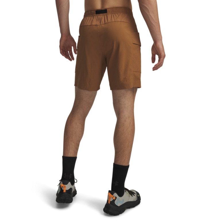 Męskie spodenki trekkingowe Under Armour UA Explor Hike - brązowe