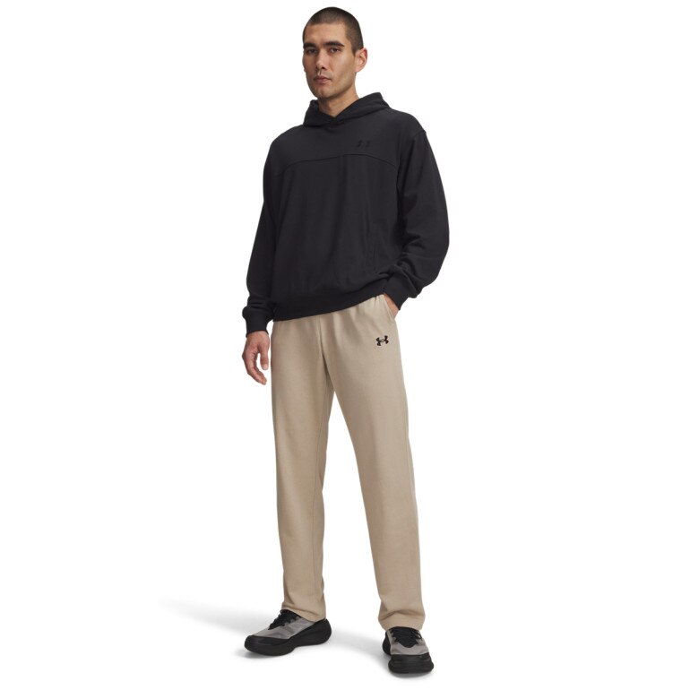 Męskie spodnie dresowe Under Armour UA Rival Lightweight - beżowe
