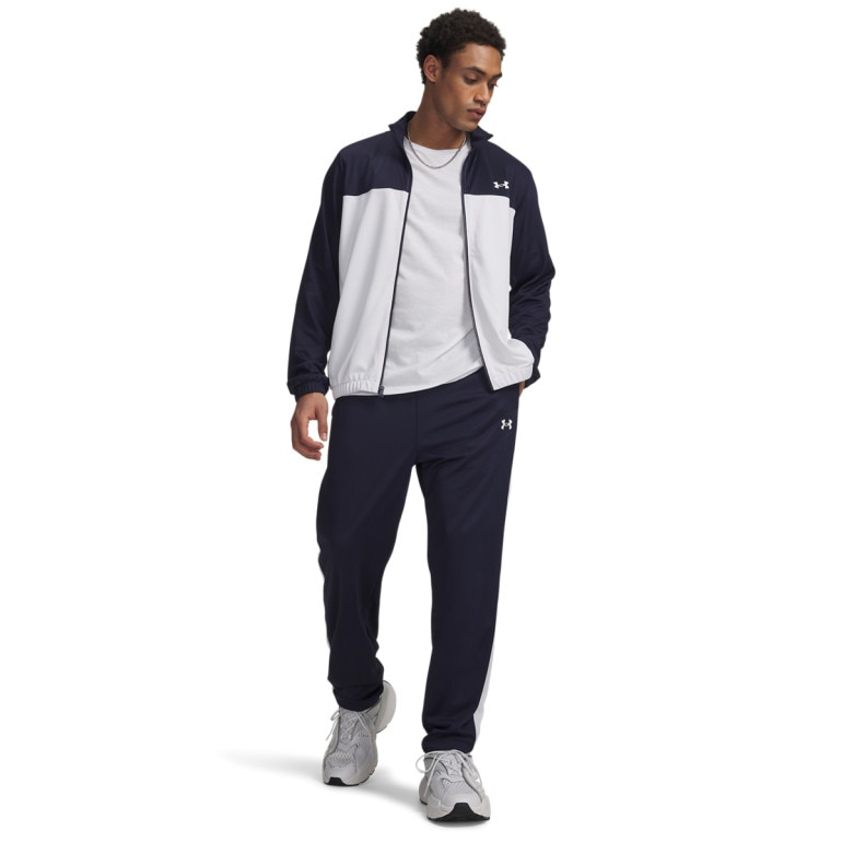 Męski komplet dresowy Under Armour UA EMEA Tracksuit Novelty - granatowy