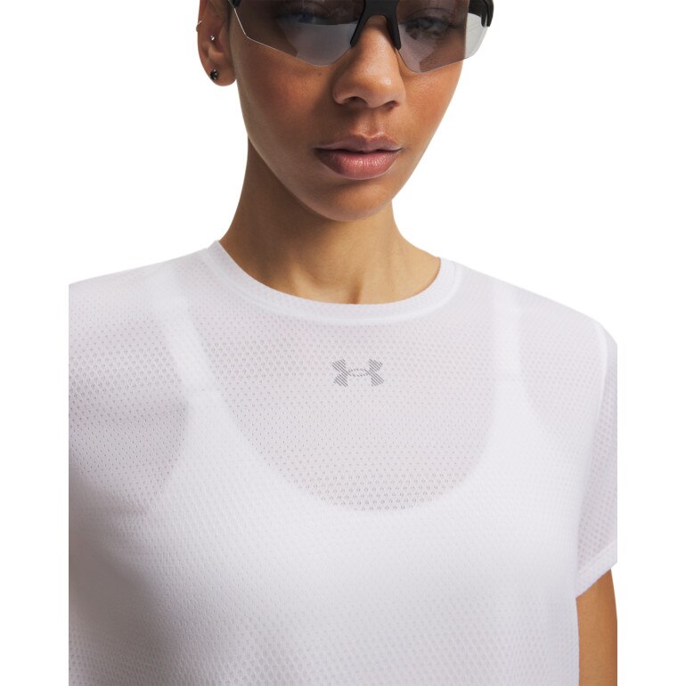 Damska koszulka do biegania Under Armour UA Velociti Shortsleeve - biała