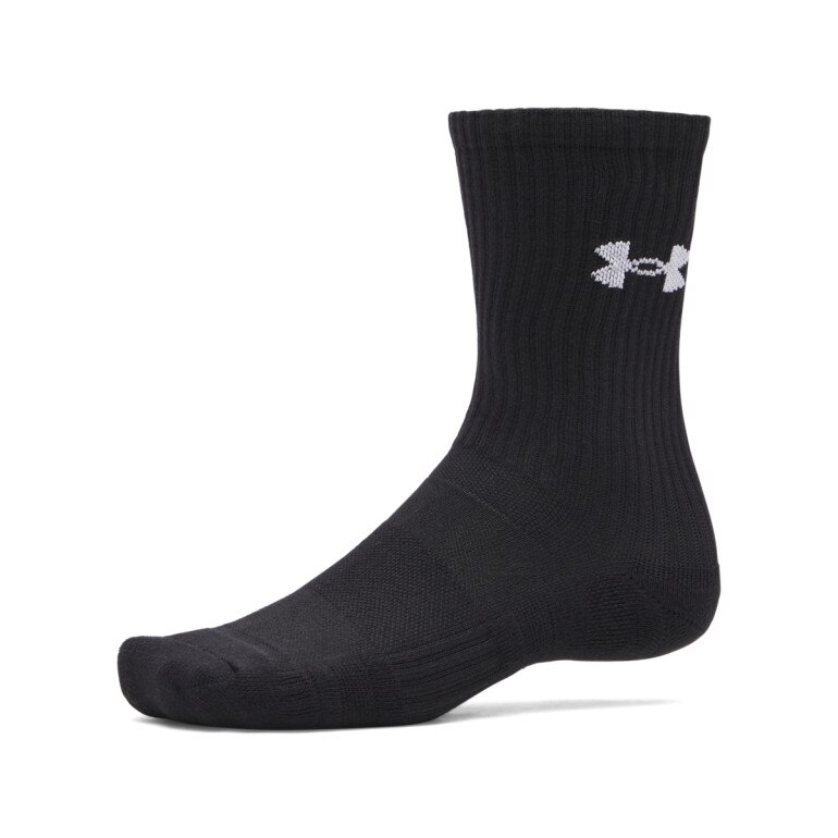 Skarpetki treningowe uniseks (3-pack) Under Armour UA Performance Cotton - czarne