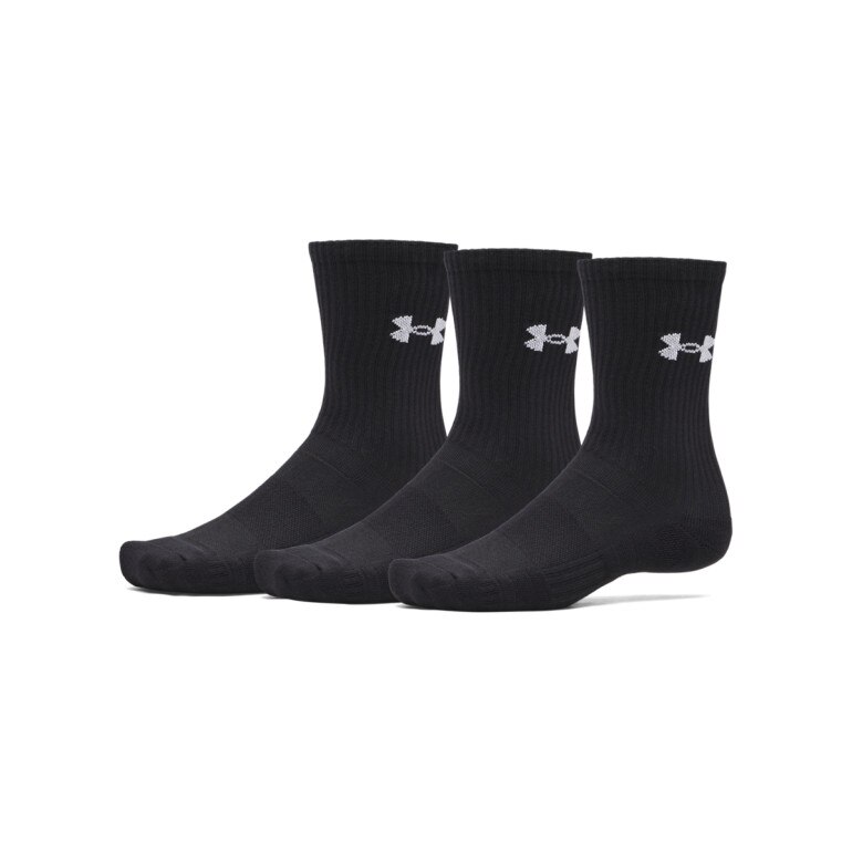 Skarpetki treningowe uniseks (3-pack) Under Armour UA Performance Cotton - czarne