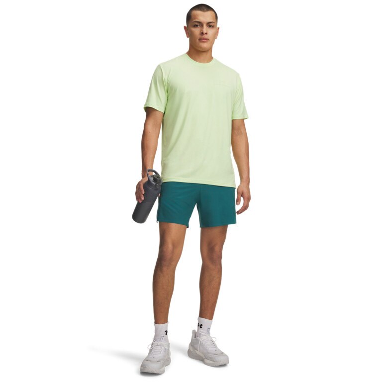 Męskie spodenki treningowe Under Armour UA Icon Fleece HZ Hoodie - zielone