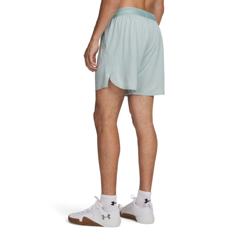 Męskie spodenki treningowe Under Armour UA Icon Fleece HZ Hoodie - niebieskie