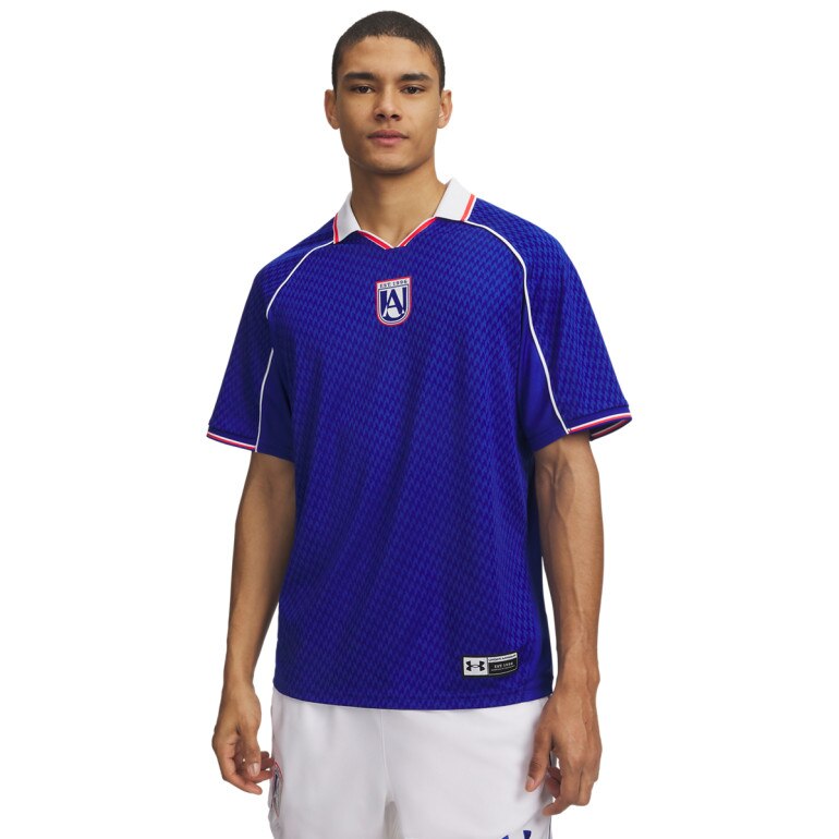 Męska koszulka piłkarska Under Armour UA 96 Terrace Country - niebieska