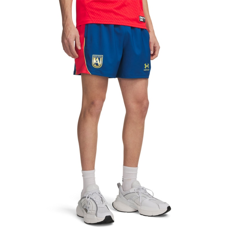 Męskie spodenki piłkarskie Under Armour UA 96 Terrace Country - niebieskie