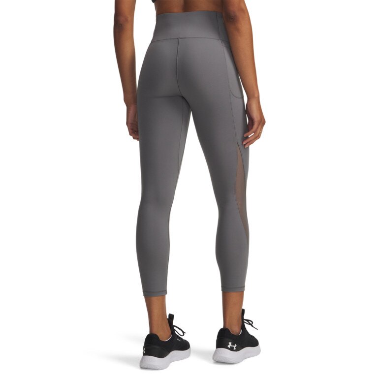 Damskie legginsy treningowe Under Armour Motion Mesh Ankle Legging - szare