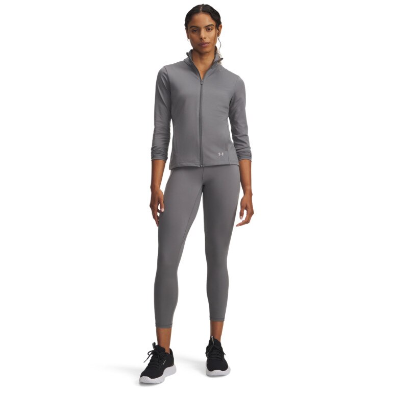 Damskie legginsy treningowe Under Armour Motion Mesh Ankle Legging - szare