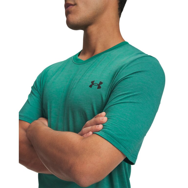 Męska koszulka treningowa Under Armour UA Vanish Elite Seamless SS - zielona