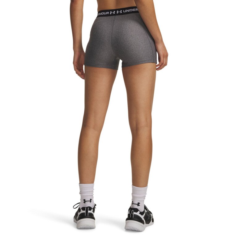 Damskie spodenki treningowe Under Armour HeatGear Shorty - szare