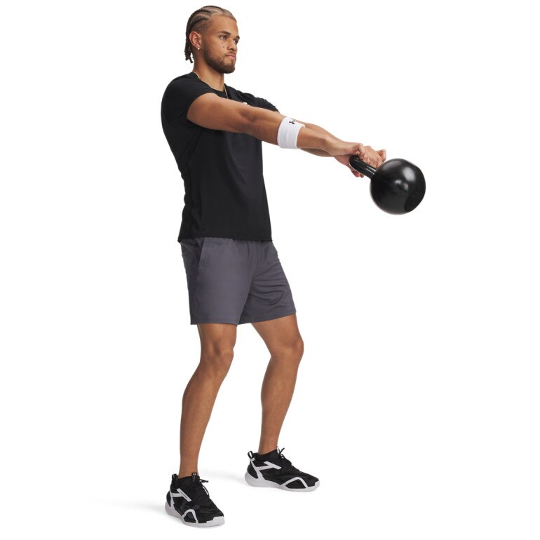 Męskie spodenki treningowe Under Armour Tech Vent 7in Shorts - szare