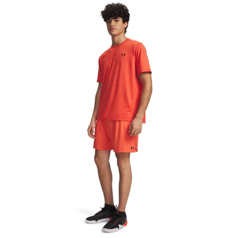 Męskie spodenki treningowe Under Armour Tech Vent 7in Shorts - czerwone