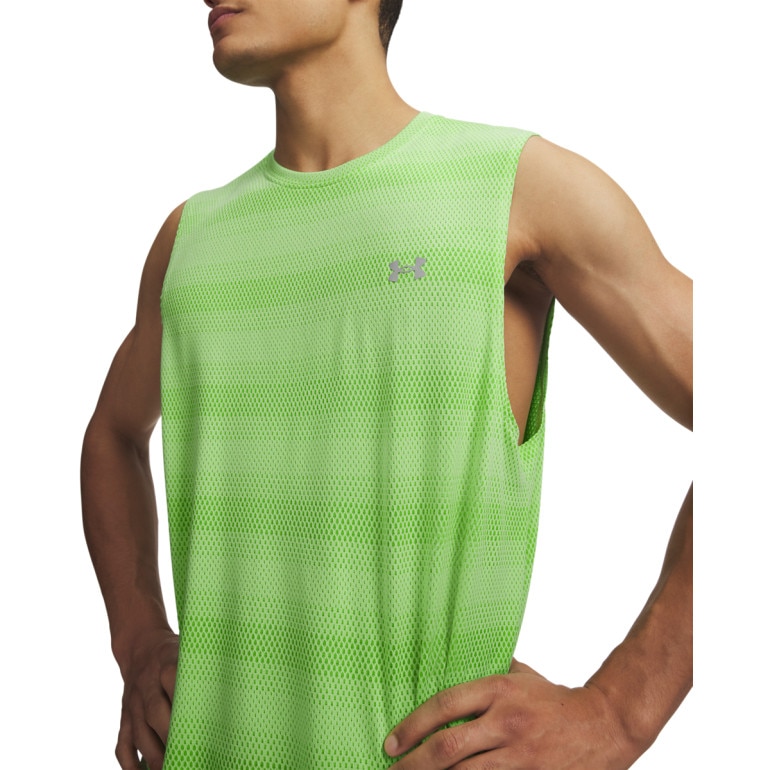 Męska koszulka do biegania Under Armour UA Velociti Tank - zielona