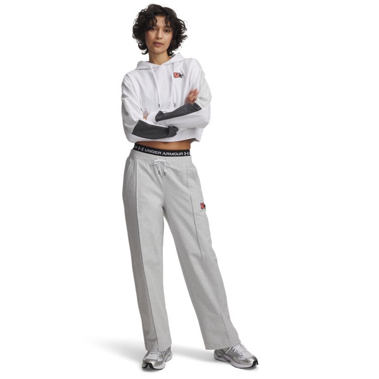 Damskie spodnie dresowe Under Armour Sport Terry Trend Pant - szare