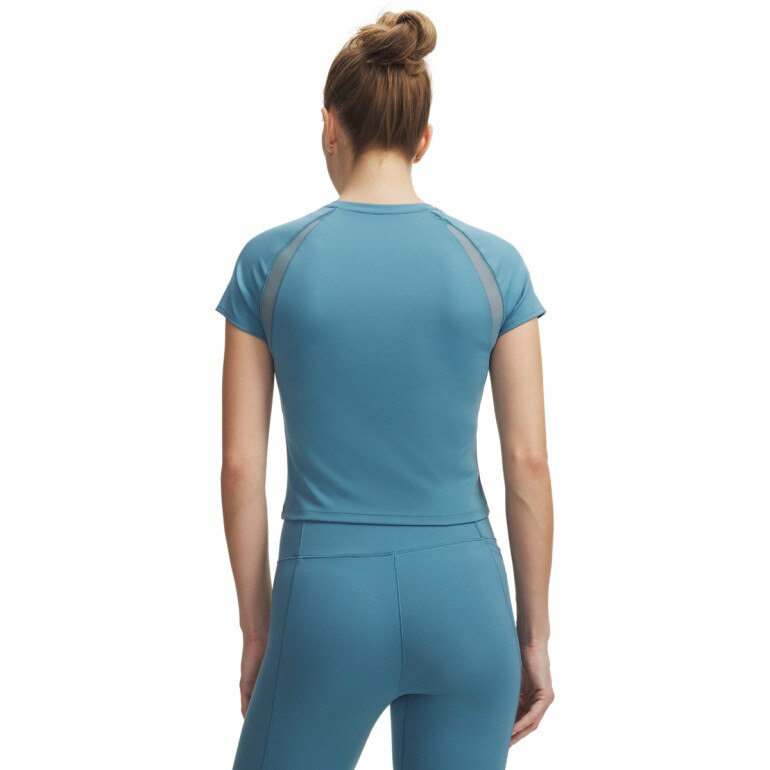 Damska koszulka treningowa Under Armour Motion Mesh SS - niebieska