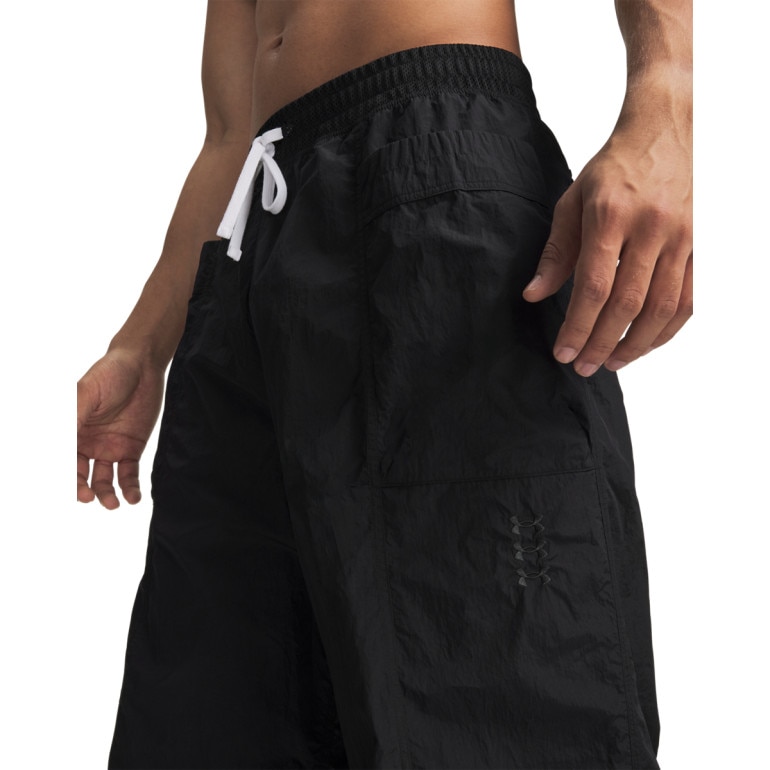 Męskie spodnie od koszykówki Under Armour UA Hoops Woven Pant - czarne