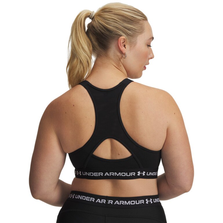 Damski biustonosz treningowy Under Armour HeatGear High - czarny