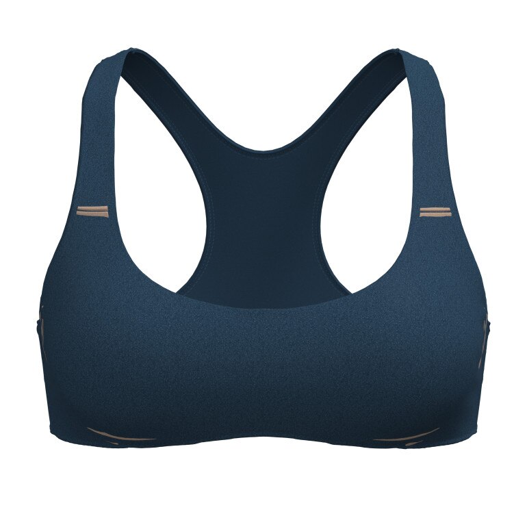 Damski biustonosz treningowu Under Armour Contour Racerback Bralette - granatowy