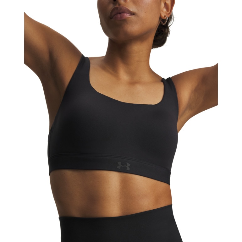 Damski biustonosz treningowy Under Armour UA Effortless High - czarny