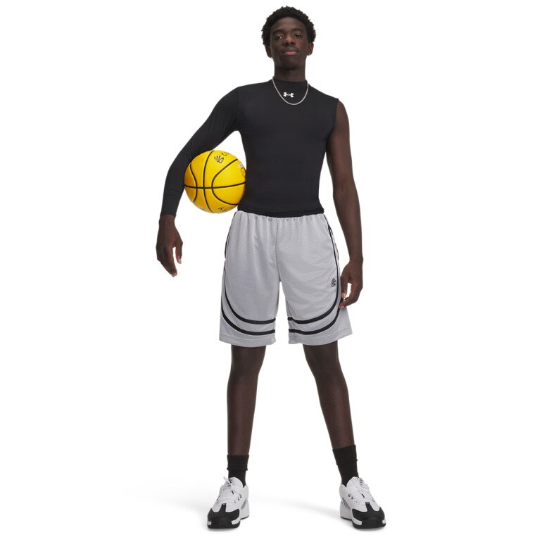 Męskie spodenki do koszykówki Under Armour Curry Signature - białe