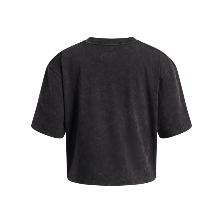 Dziewczęcy t-shirt Under Armour UA Rival Wash - czarny