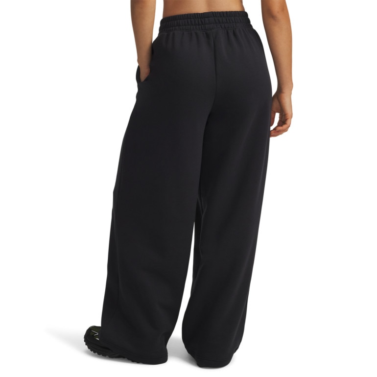 Damskie spodnie dresowe Under Armour Rival Fleece Script Pt - czarne