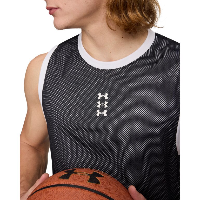 Męski top do koszykówki Under Armour UA Hoops 695 Tank - czarny