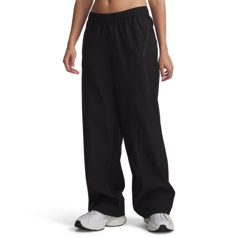 Damskie spodnie Under Armour Unstoppable Woven Pant - czarne