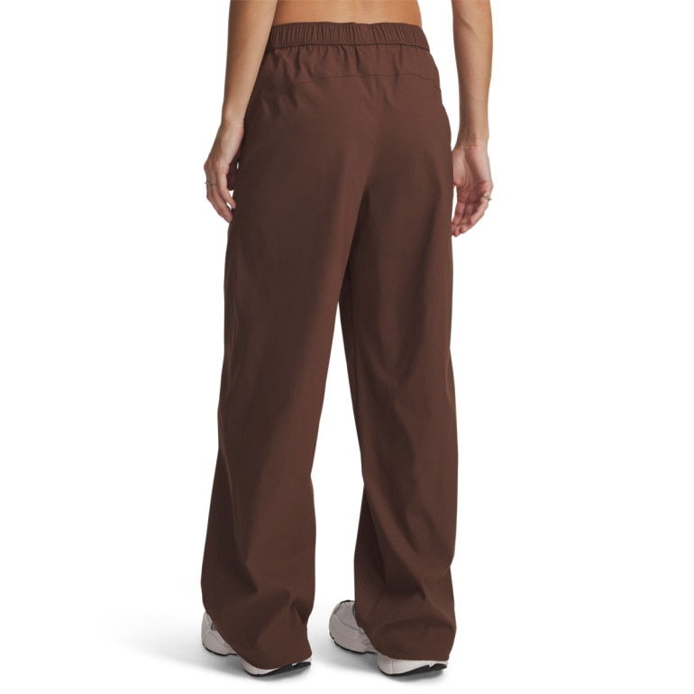 Damskie spodnie Under Armour Unstoppable Woven Pant - brązowe