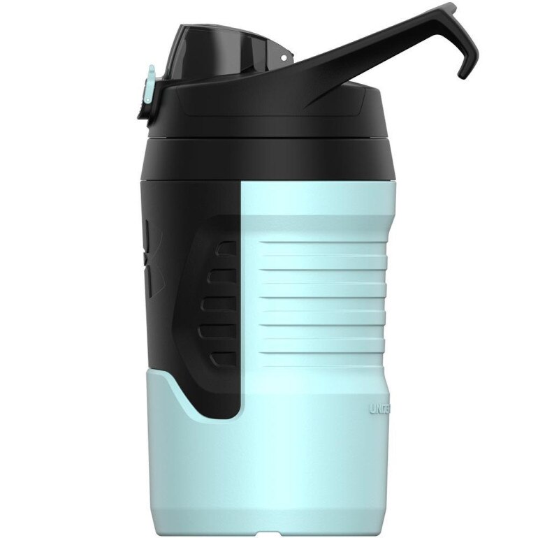 Bidon Under Armour 32oz Playmaker Jug Blabk/Black 950 ml - niebieski