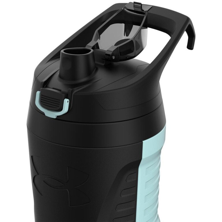 Bidon Under Armour 32oz Playmaker Jug Blabk/Black 950 ml - niebieski