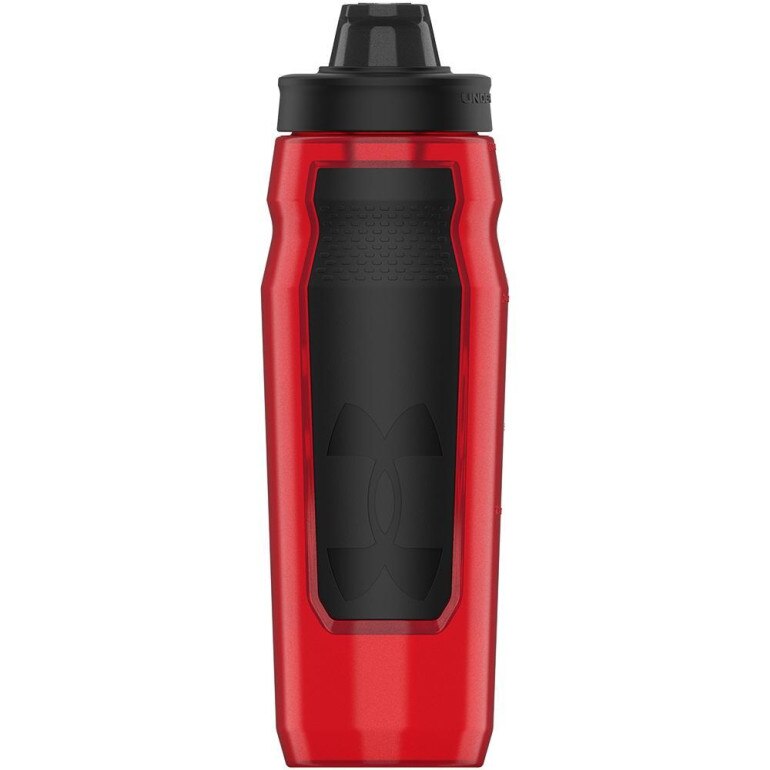 Bidon Under Armour 32oz Playmaker Squeeze Red 950 ml - czerwony