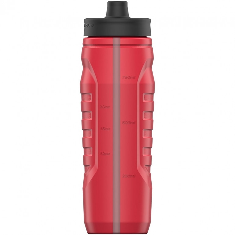 Bidon Under Armour 32oz Sideline Squeeze Red 950 ml - czerwony
