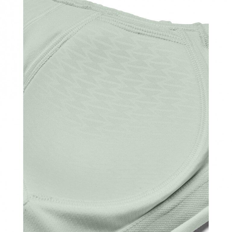 Biustonosz treningowy Under Armour UA SmartForm Evolution Mid - miętowy