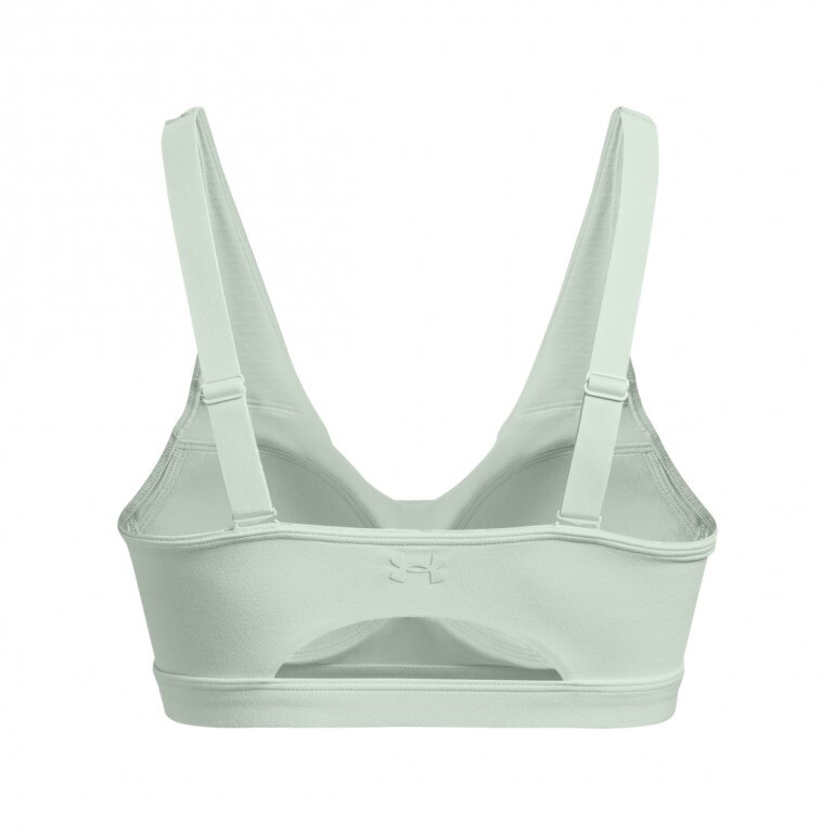 Biustonosz treningowy Under Armour UA SmartForm Evolution Mid - miętowy