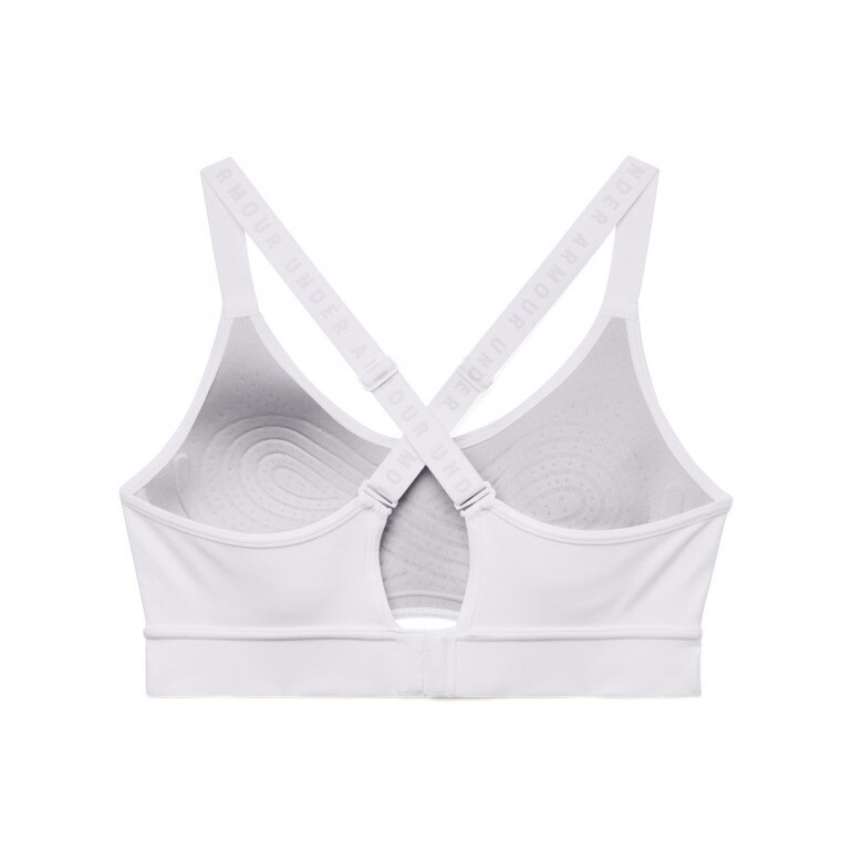 Biustonosz treningowy UNDER ARMOUR Infinity Covered Mid - biały