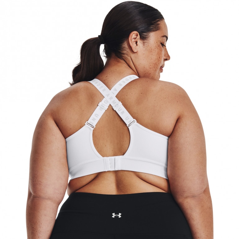 Biustonosz treningowy UNDER ARMOUR Infinity Covered Mid - biały