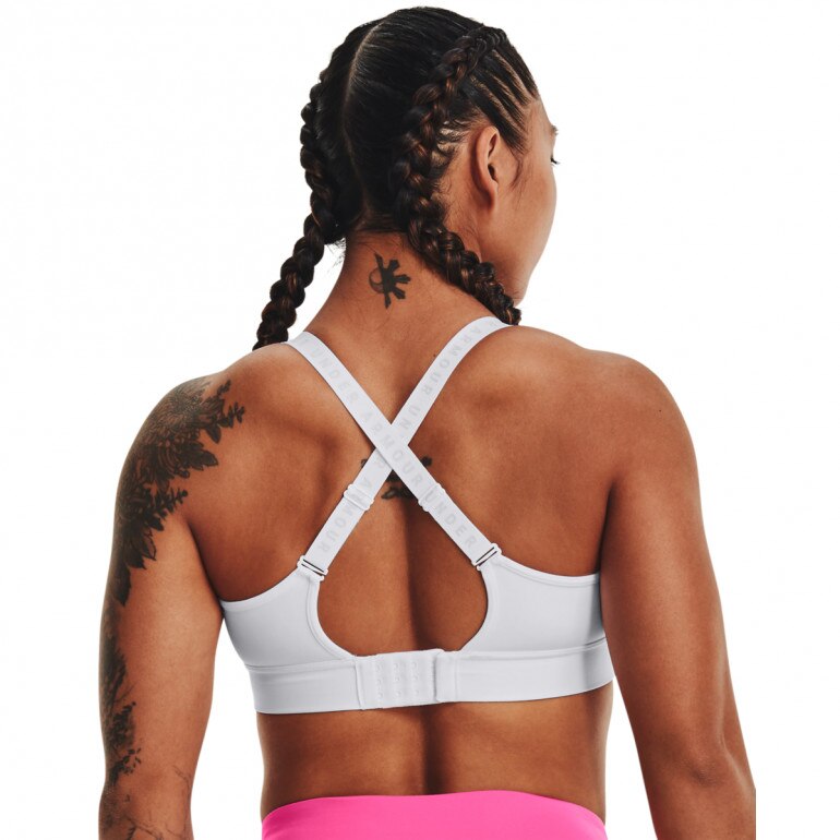 Biustonosz treningowy UNDER ARMOUR Infinity Covered Mid - biały