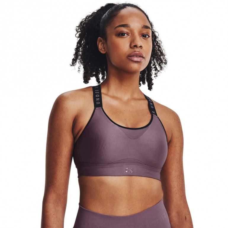 Biustonosz treningowy Under Armour Infinity High Bra - fioletowy